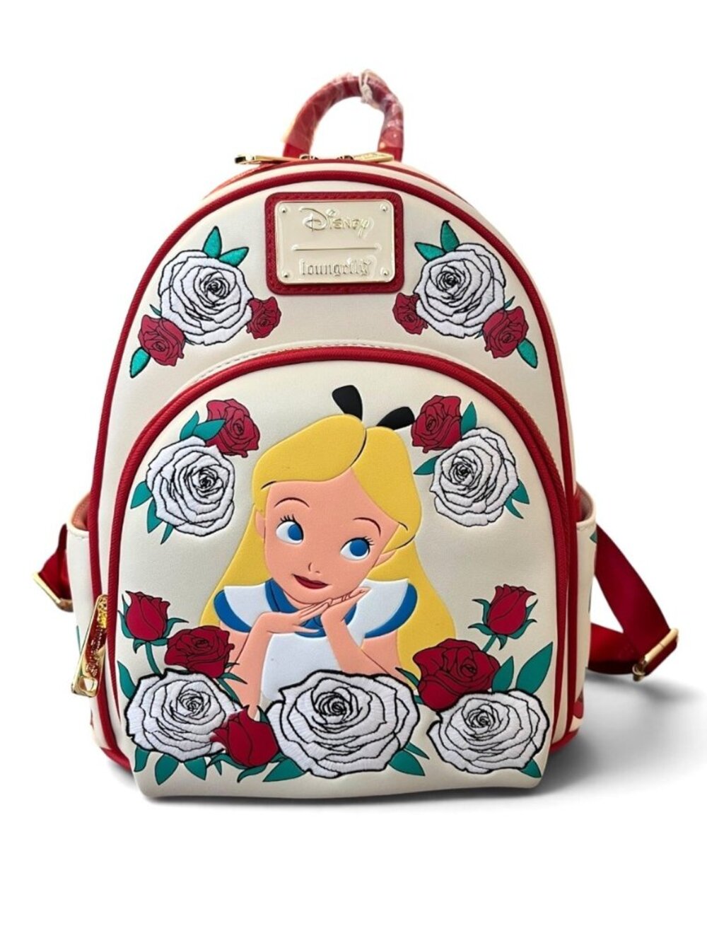 Loungefly Disney Alice in Wonderland Color Changing Roses Mini Backpack NWT